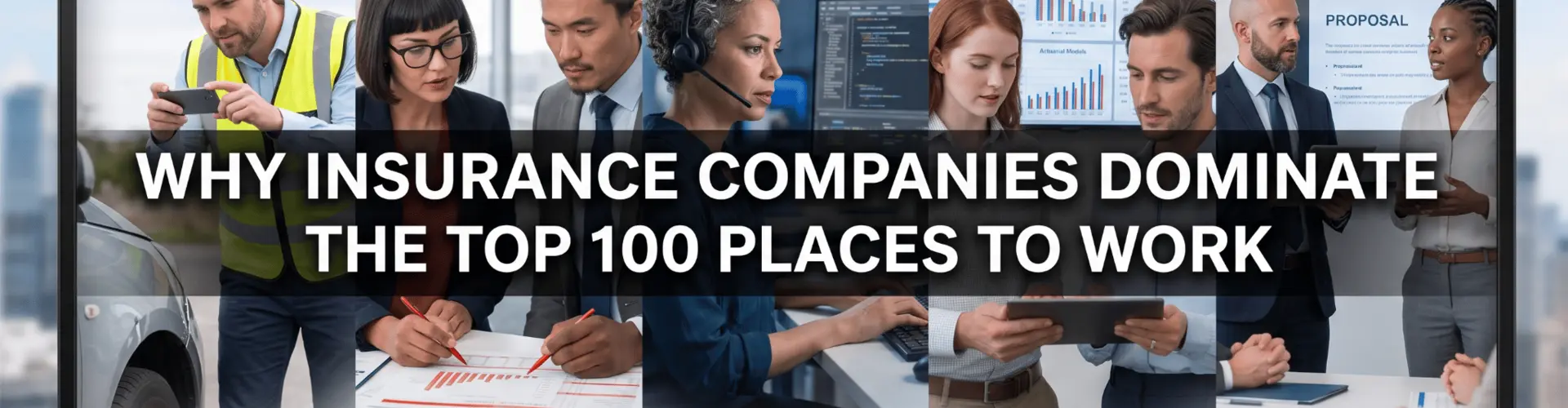Insurance Companies Dominate the top 100 places to Work